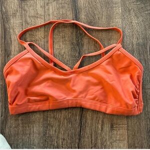 Forever 21 Vibrant Orange sports bra